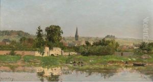 Lavandieres Au Bord De L'eau