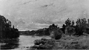 Lavandiere Au Bord De L'eau