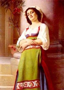 LItalienne by Charles Zacharie Landelle