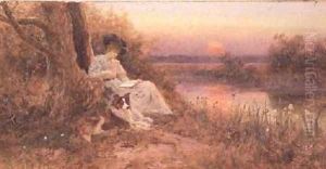 A Book at Sunset by Thomas Lloyd