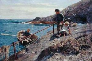 Meeting Father 1883 by Thomas Lloyd
