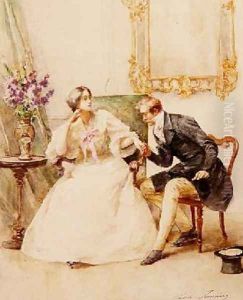 The Suitor by Madeleine Jeanne Lemaire
