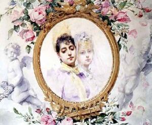 The Reflection by Madeleine Jeanne Lemaire