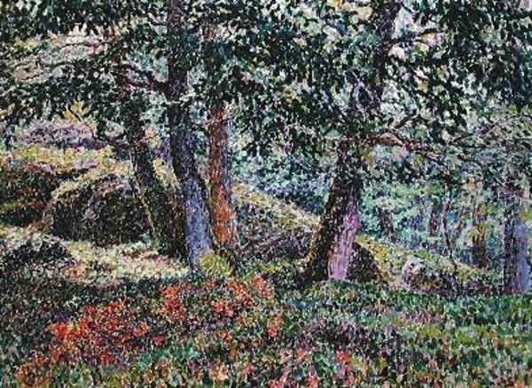 Oaks and Blueberry Bushes - view 1