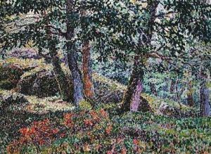 Oaks and Blueberry Bushes by Georges Lacombe