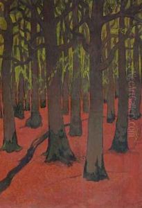 The Forest with Red Earth by Georges Lacombe