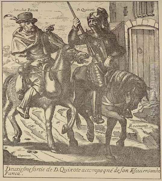 Don Quixote and Sancho Pansa 1650-52 - view 1