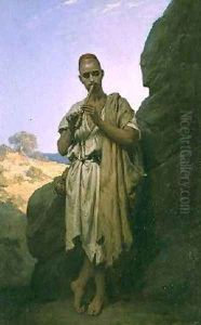 An Arab Musician by Jean Raymond Hippolyte Lazerges