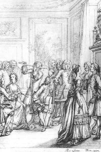 A Concert at Montagu House 1735 by Marcellus, the Younger Laroon