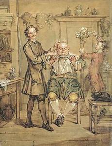 The Barber by Marcellus, the Younger Laroon