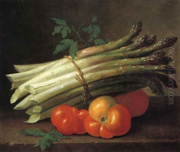 Still Life with Asparagus and Tomatoes - view 1