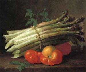 Still Life with Asparagus and Tomatoes by Paul Lacroix