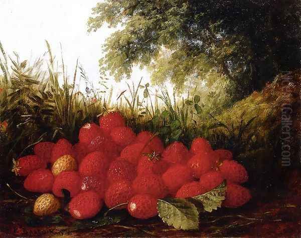 Strawberries in a Landscape - view 1