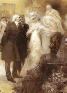 Sarah Bernhardt At The Paris Opera by Rene Lelong