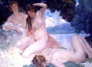 The Bathers by Rene Lelong
