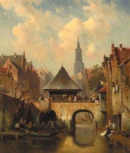 A cappricio view of Utrecht