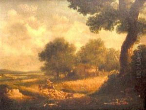 Troupeau De Moutons by Jean Louis (Marnette) De Marne