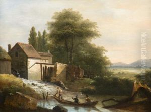 Moulin Au Bord D'une Riviere Moulin Au Bord D'une Riviere