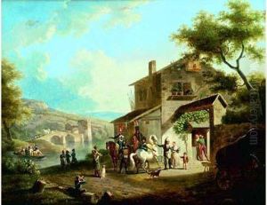 Halte D'un Convoi De L'armee Imperiale