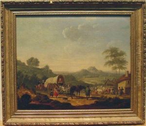 Travelers Halting At An Inn