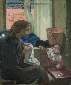 Intimite Pres De La Fenetre by Maurice Denis