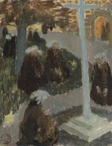 Bretonnes En Priere by Maurice Denis