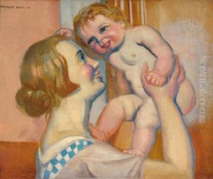 Enfant Nu Ou Annie Et Pauline by Maurice Denis