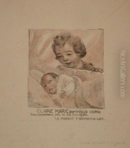 Faire-part De Naissance De Claire-marie-dominique Denis by Maurice Denis