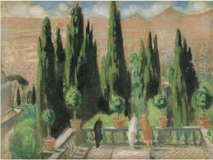 Villa D'este by Maurice Denis