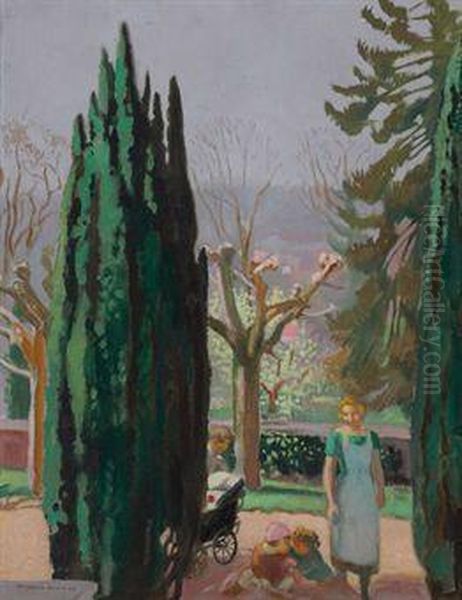 Enfants Sur La Terrasse - view 1