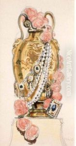 Vase, Bijoux Et Roses by Maurice Denis
