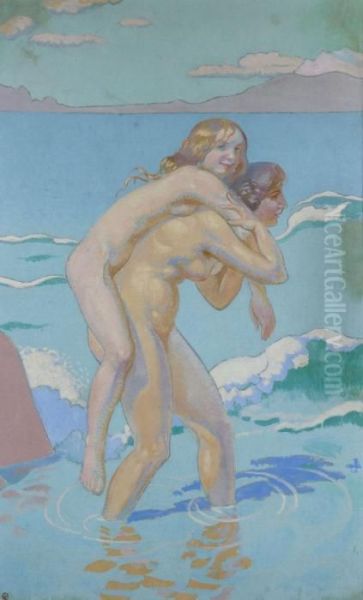 Jeux De Nausicaa: Femme Portant Sa Compagne - view 1