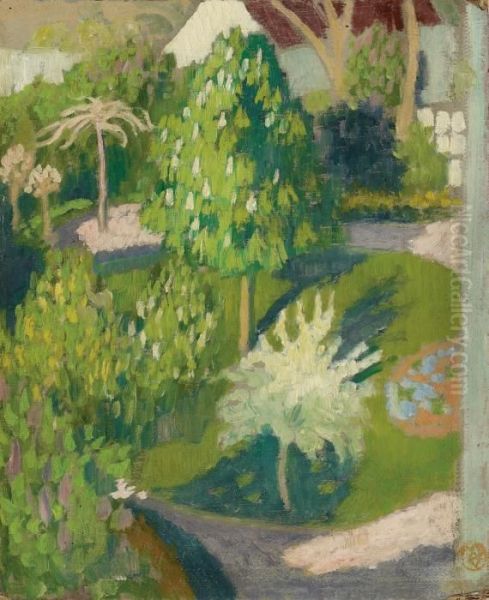 Jardin (parkmotiv Mit Grosser Kastanie) - view 1