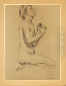Modele Agenouille by Maurice Denis