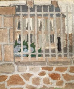 La Maison Derriere La Grille Ou La Maison Du Poete by Maurice Denis