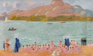 Sur La Plage by Maurice Denis