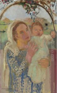 Madonna Avec Enfant by Maurice Denis