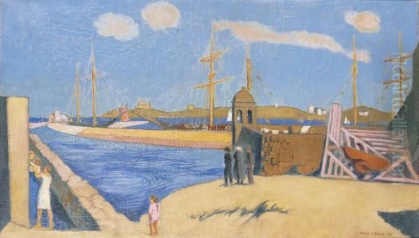 Vue Du Port De Roscoff Et De La Guerite Marie Stuart - view 1