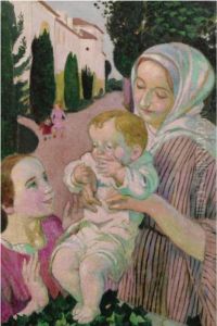 Maternite Or La Grande S?ur Au Prieure by Maurice Denis