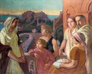 Le Peintre Et Sa Famille A Silencio by Maurice Denis