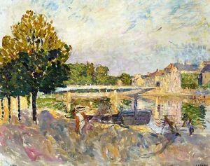 Workers on the Banks of the Marne by Henri Lebasque