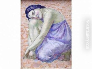 Portrait De La Danseuse Natacha Trouhanova (1885-1956)
