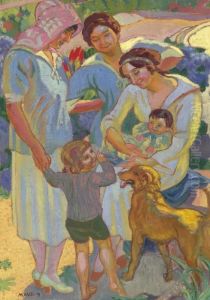 Autour De L'enfant, Avec Le Chien by Maurice Denis