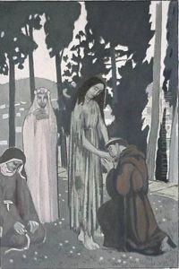 St. Francis And Pilgrims In The Woods by Maurice Denis