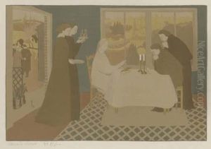 Les Pelerins D'emmaus (caillier 84) by Maurice Denis