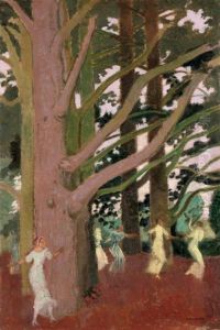 La Ronde, Autour Des Grands Arbres A Perros by Maurice Denis