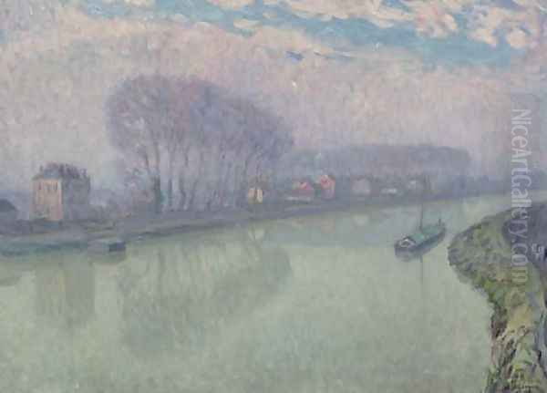 The Marne at Pomponne, Morning - view 1