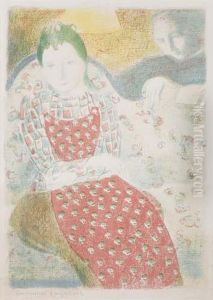 Sur La Canape D'argent Pale by Maurice Denis