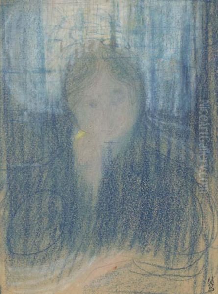 Femme En Bleu (recto); Foret (verso) - view 1