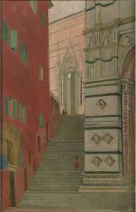 Escalier De Sainte Catherine De Sienne by Maurice Denis